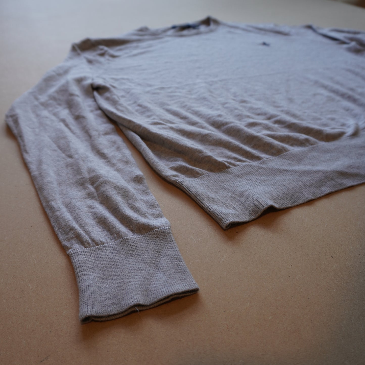 Polo Ralph Lauren Grey Crewneck Knit Sweater (L)