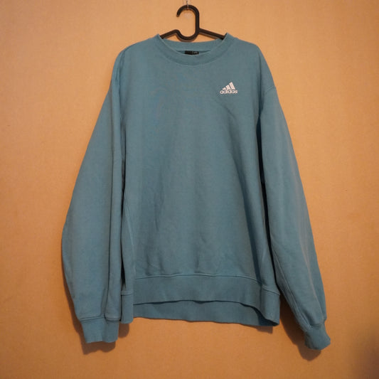 Adidas Teal Blue Crewneck Sweatshirt