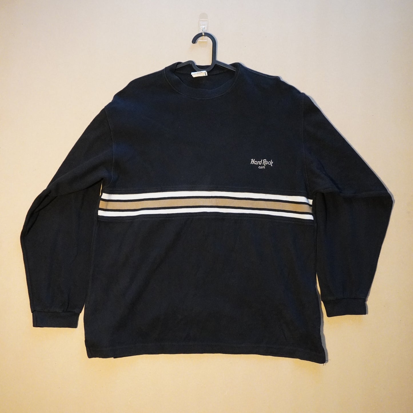 Hard Rock Cafe - Niagara Falls Stripe Crewneck Jumper