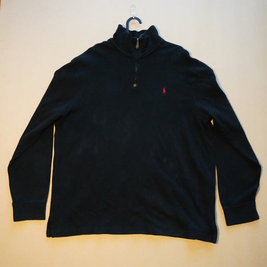 Polo Ralph Lauren Black Quarter Zip Sweatshirt